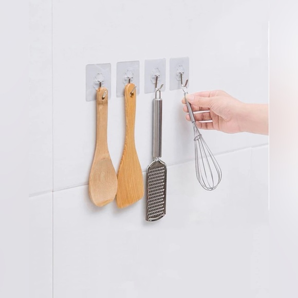 Storage & Organization 25pcs Clear Wall Hooks Poshmark